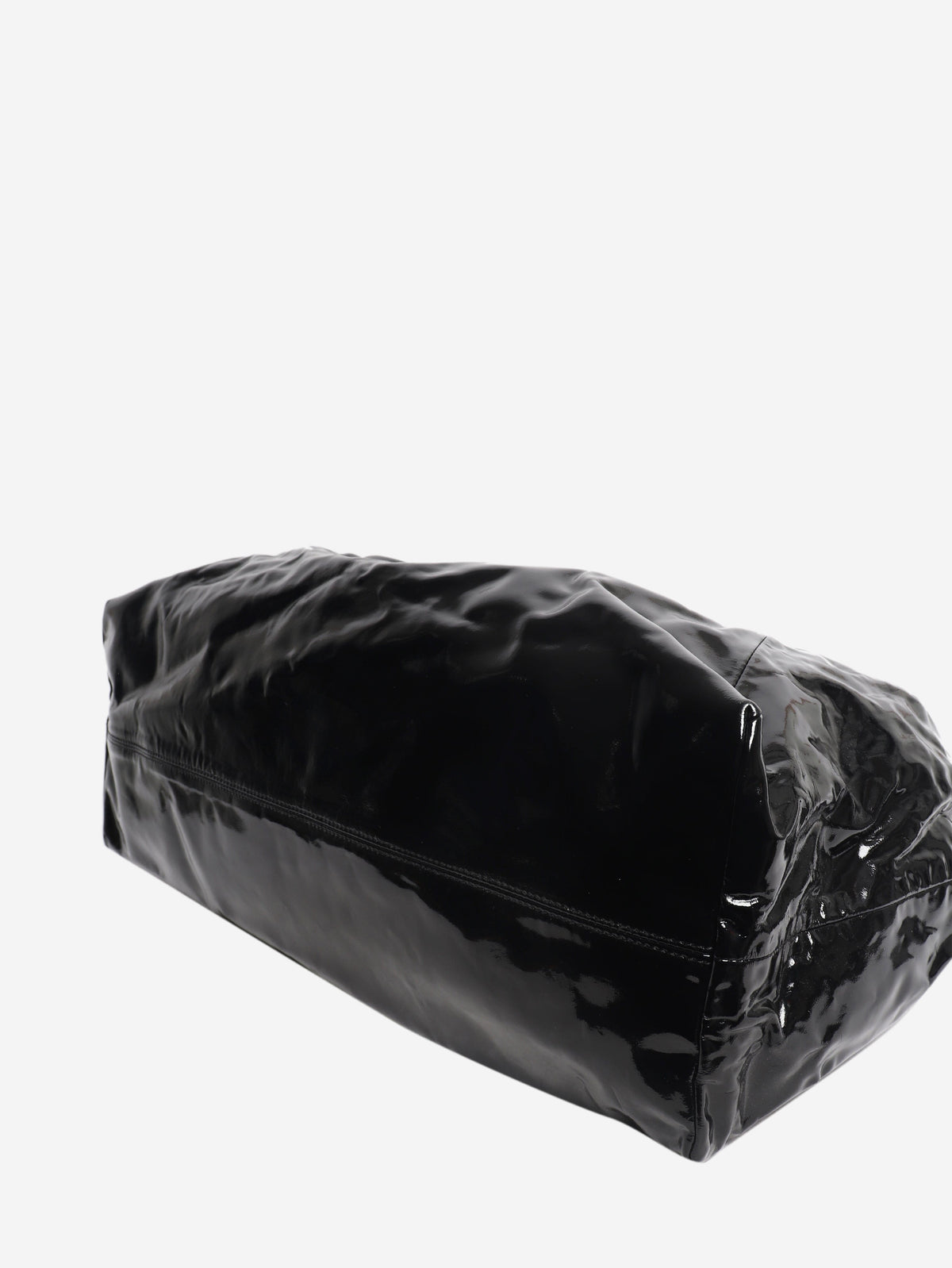 Black high-shine leather Kate tote bag Tote Bags Anine Bing 