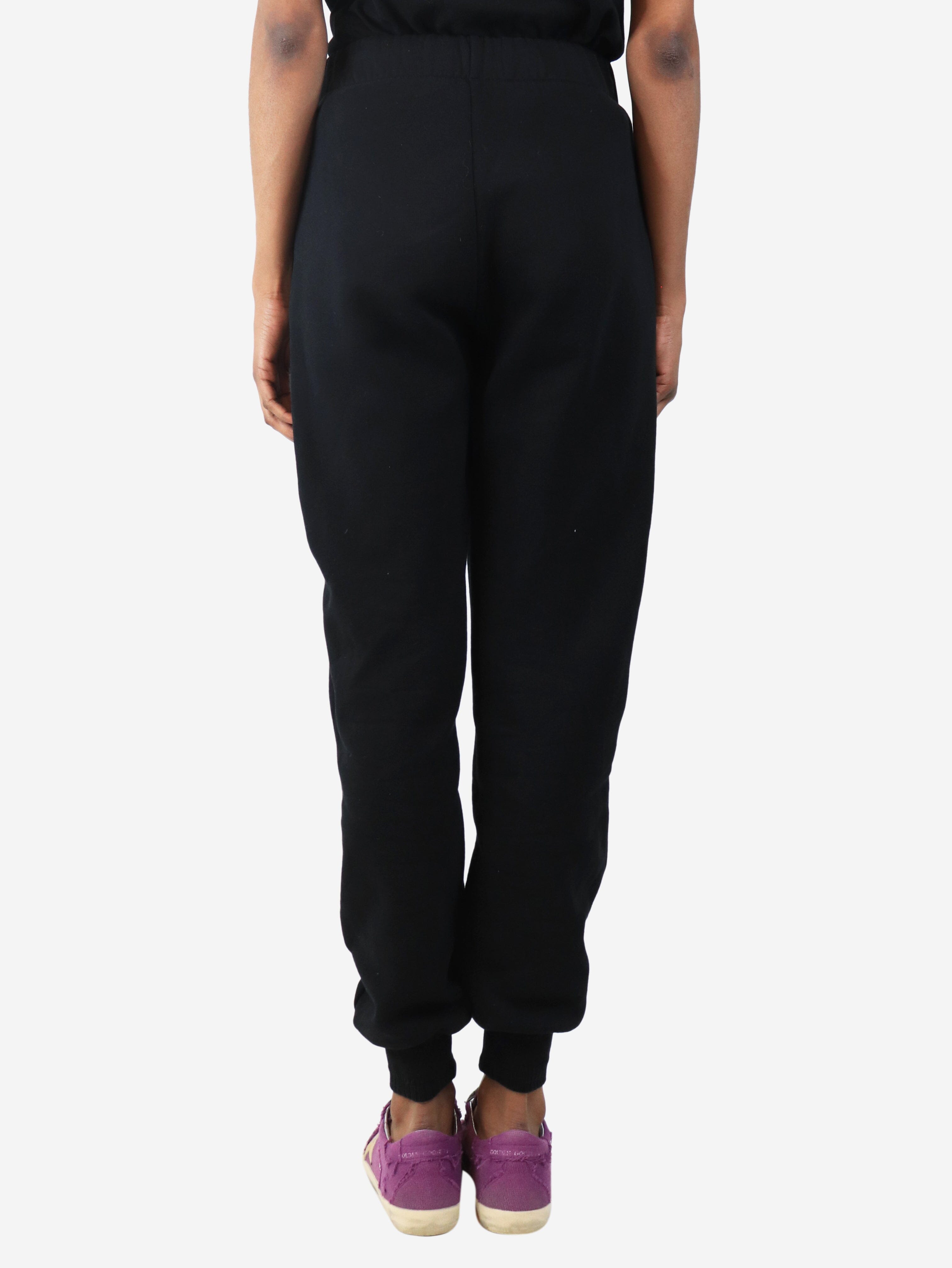 Black track pants - size UK 8 Trousers Givenchy 