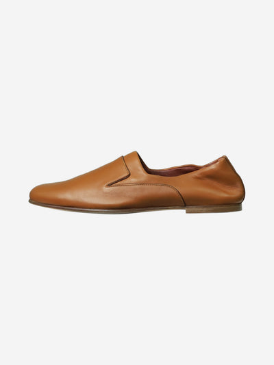 Tan leather flat shoes - size EU 37 Flat Shoes Loro Piana 