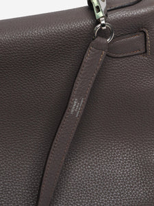 Hermes Etain Kelly 28 bag in Togo leather