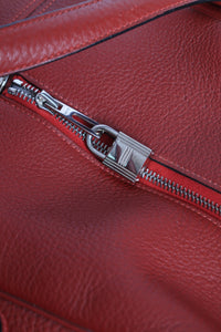 Hermes Red vintage 2001 Victoria 50 duffle bag