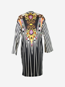 Etro Multi printed silk midi dress - size UK 12