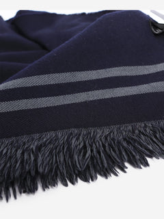 Navy Monogram wool scarf Scarves Gucci 