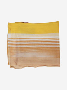 Missoni Yellow, white and ginger scarf