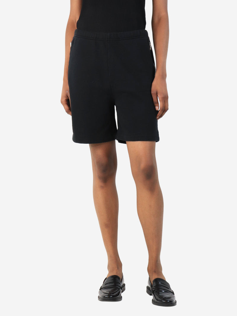 Black zipped-pocket shorts - size XS