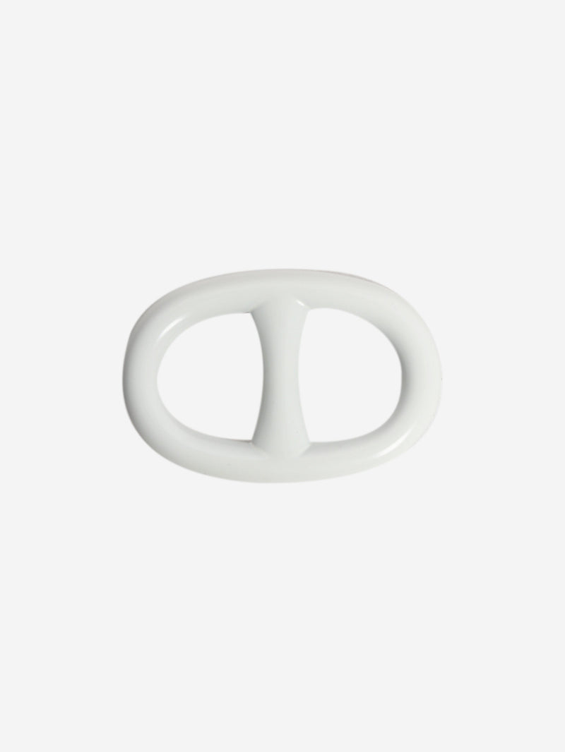 White Chaine d'Ancre scarf 90 ring Rings Hermes 