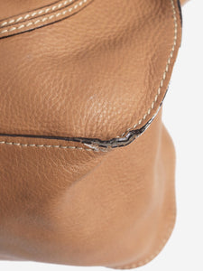 Chloe Brown Marcie leather top handle bag