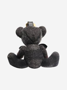 Burberry Grey tartan Thomas bear charm