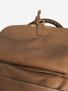 Chloe Brown Marcie leather top handle bag