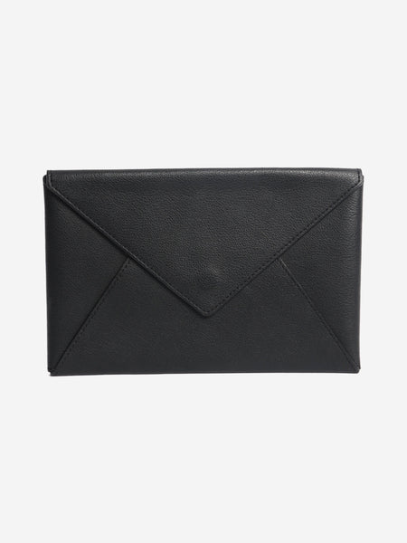 Black envelope clutch product image