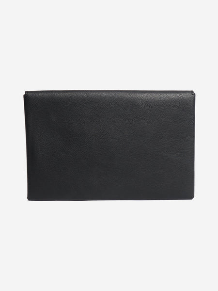 Black envelope clutch alternate image