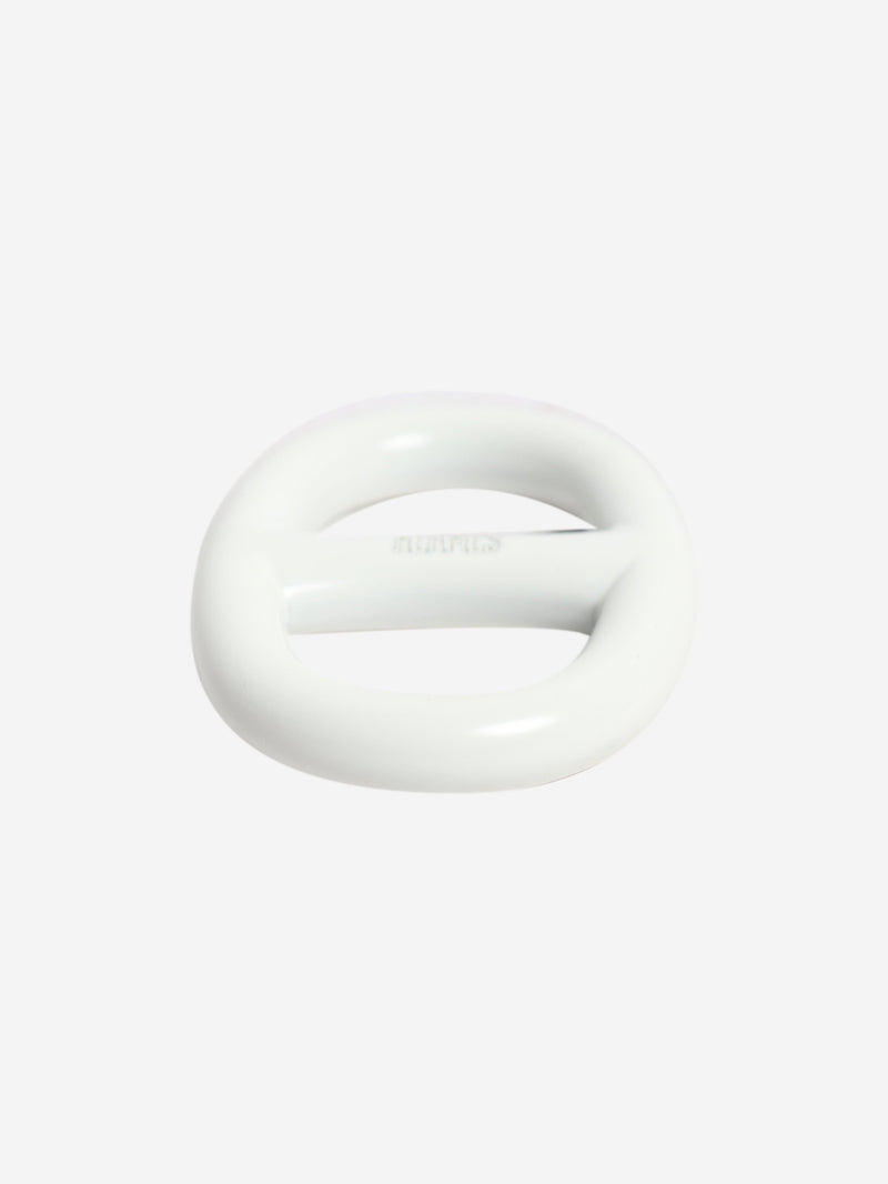 White Chaine d'Ancre scarf 90 ring Rings Hermes 