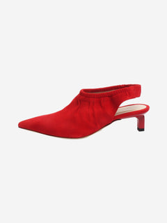 Red suede slingback pumps - size EU 37 Heels Rejina Pyo 
