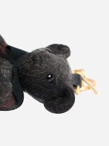 Burberry Grey tartan Thomas bear charm