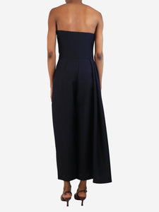 Christian Dior Navy blue strapless jumpsuit - size UK 10