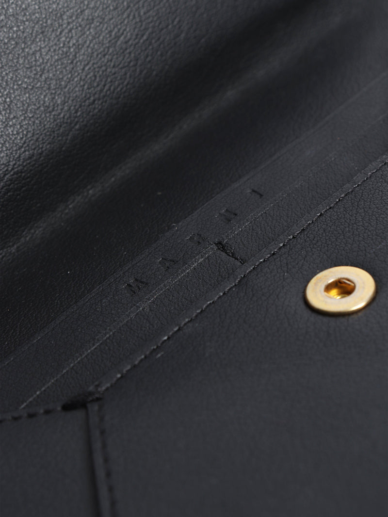 Black envelope clutch Wallets, Purses & Small Leather Goods Marni 
