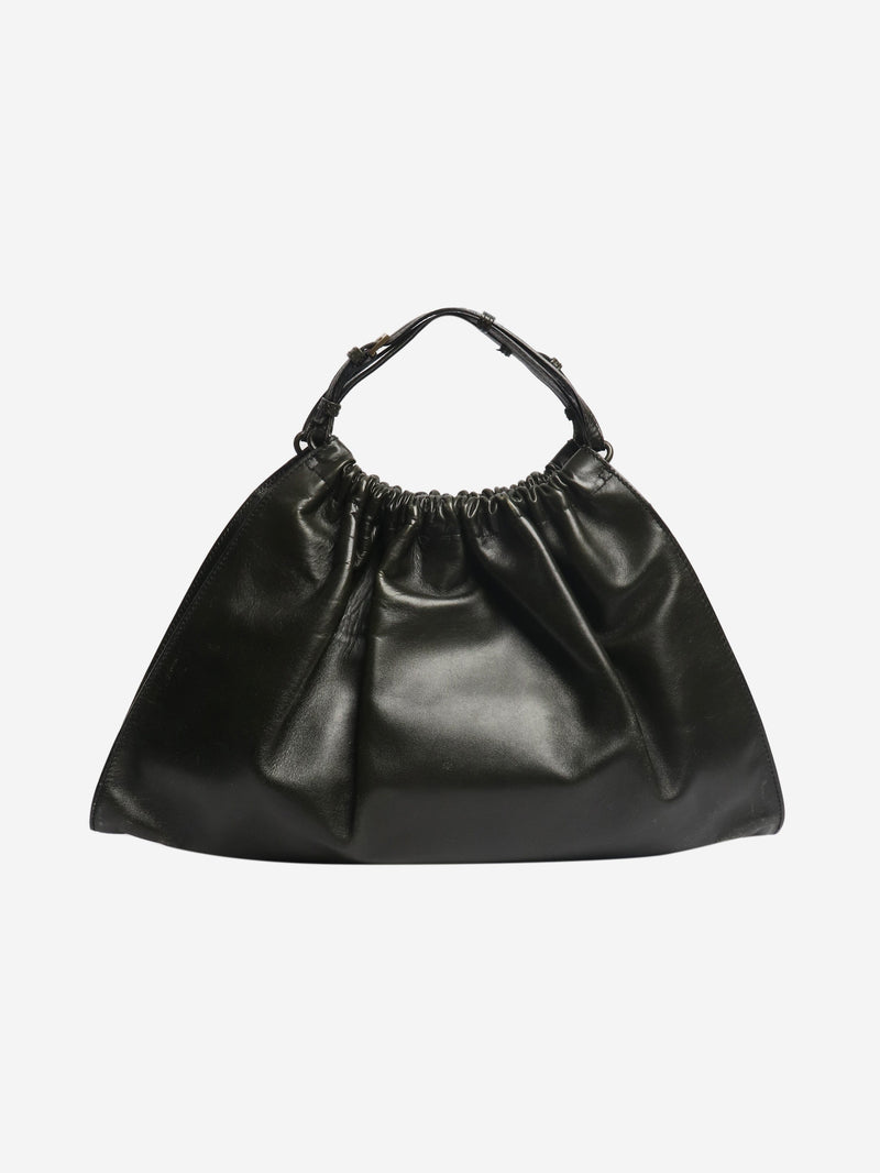 Khaki leather top handle bag Top Handle Bags Gucci 