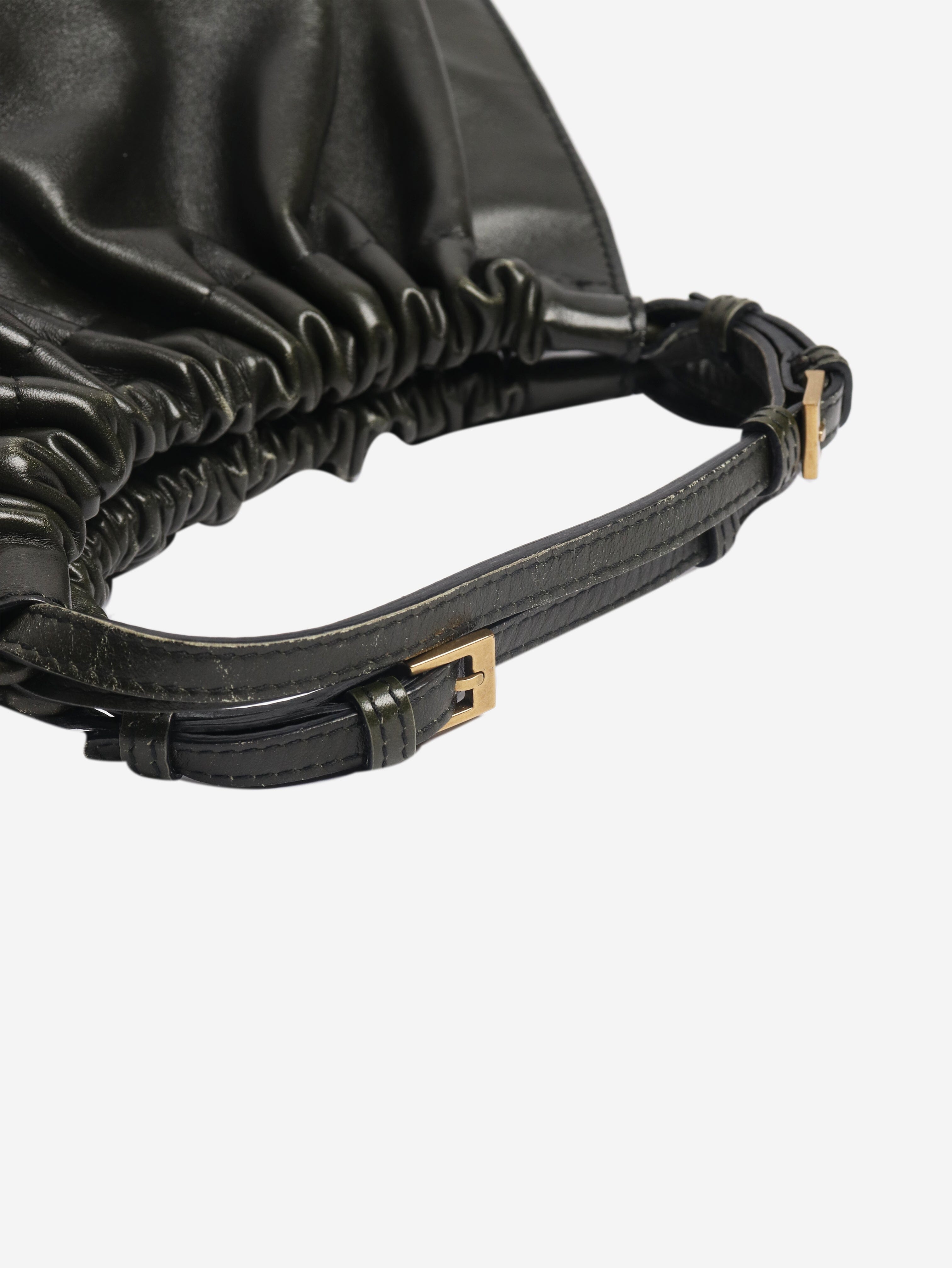 Khaki leather top handle bag Top Handle Bags Gucci 