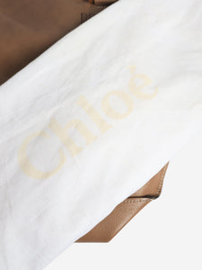 Chloe Brown Marcie leather top handle bag