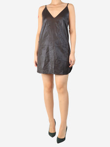 Arma Leather mini dress - size UK 8