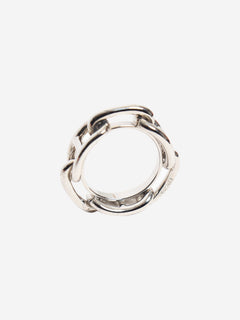 Silver Regate scarf 90 ring Rings Hermes 