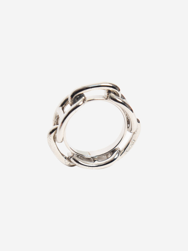 Silver Regate scarf 90 ring Rings Hermes 