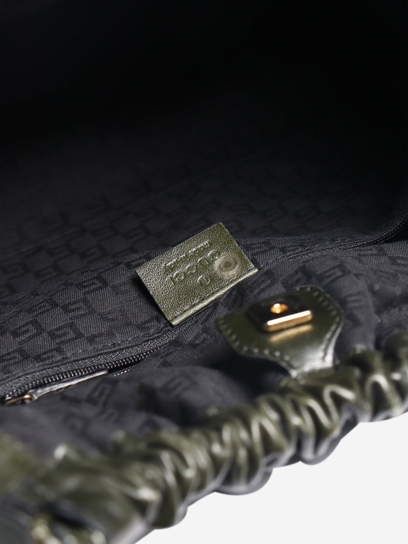 Khaki leather top handle bag Top Handle Bags Gucci 