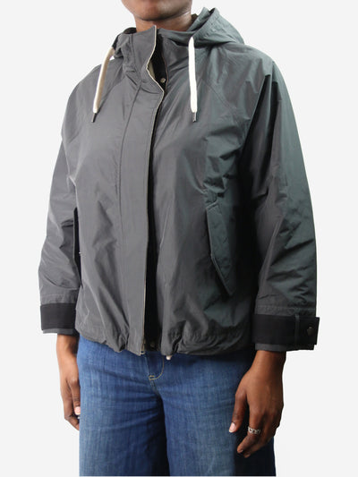 Grey hooded jacket - size IT 42 Coats & Jackets Brunello Cucinelli 