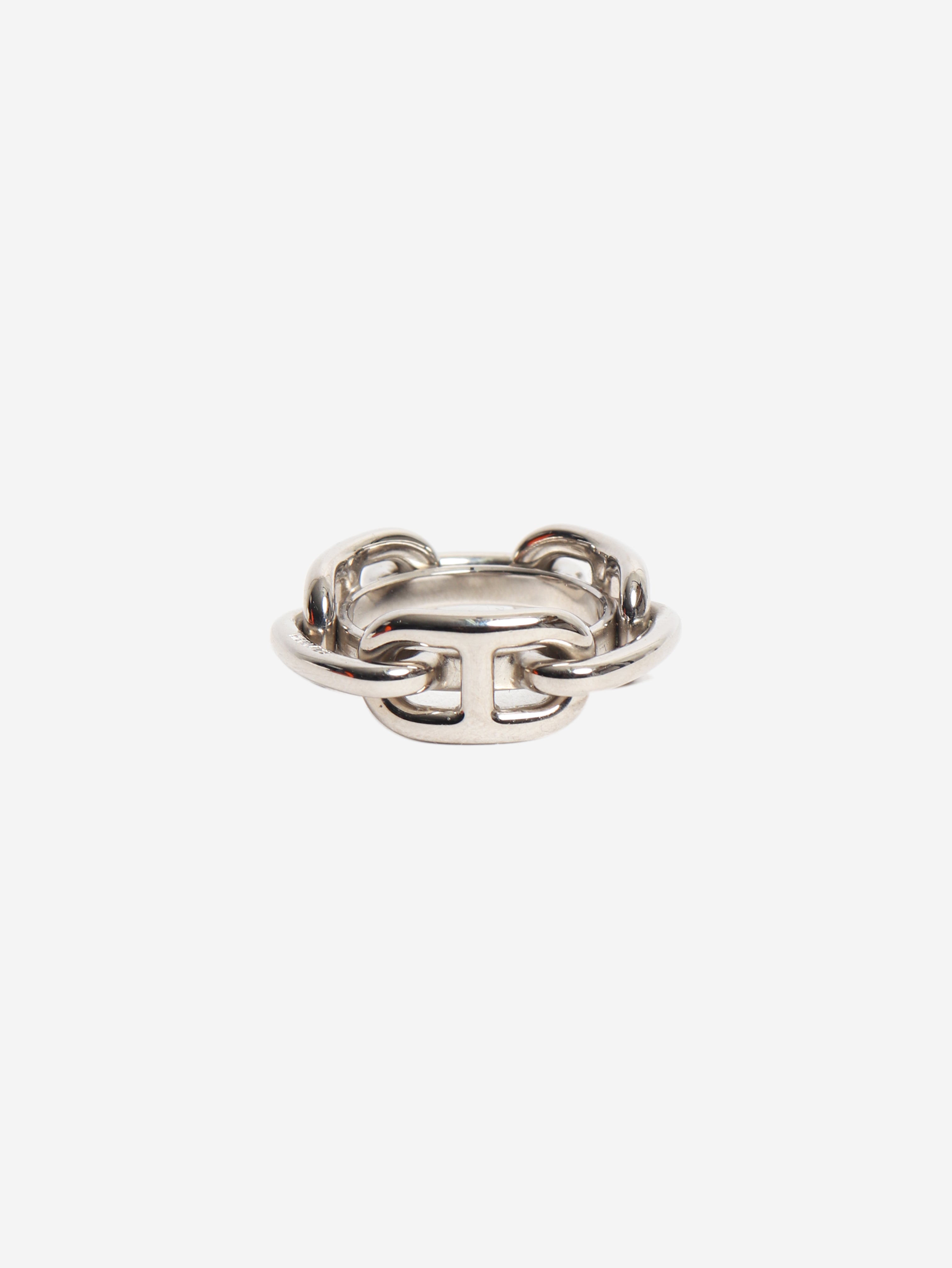 Silver Regate scarf 90 ring