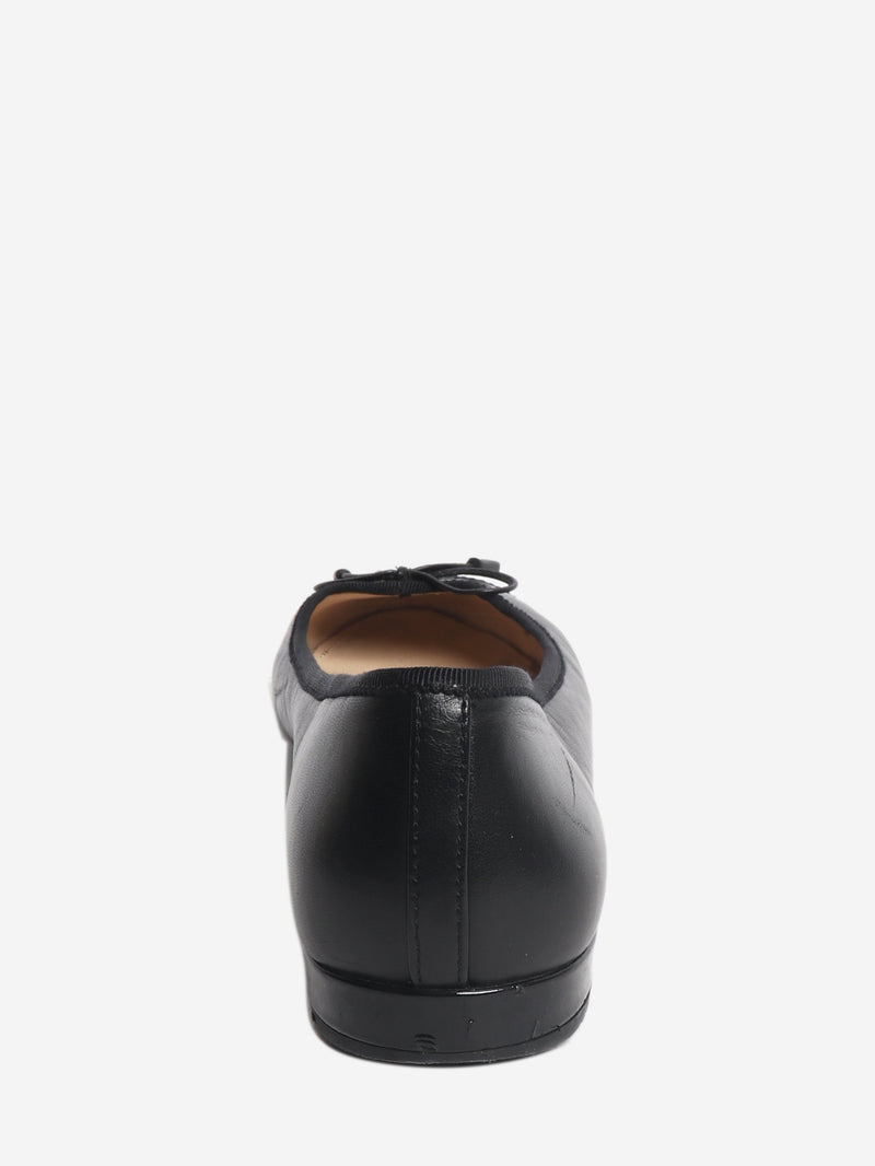 Black leather ballet flats - size EU 40 Flat Shoes Prada 
