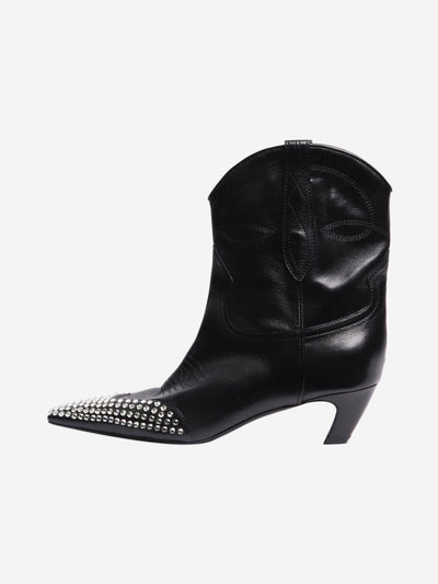 Black rhinestone ankle boots - size EU 38.5 (UK 5.5) Boots Khaite 