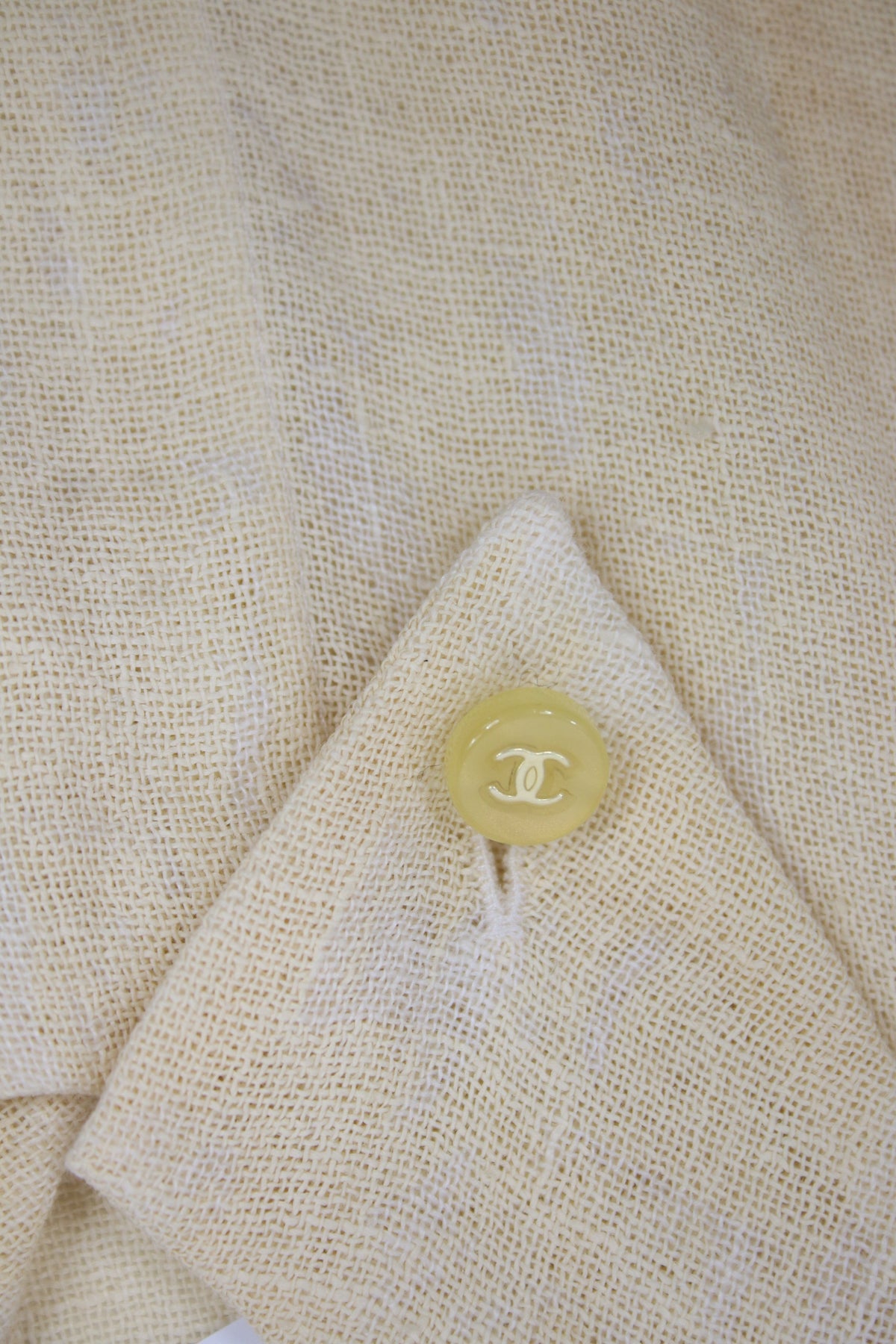 Cream blouse Tops Chanel 