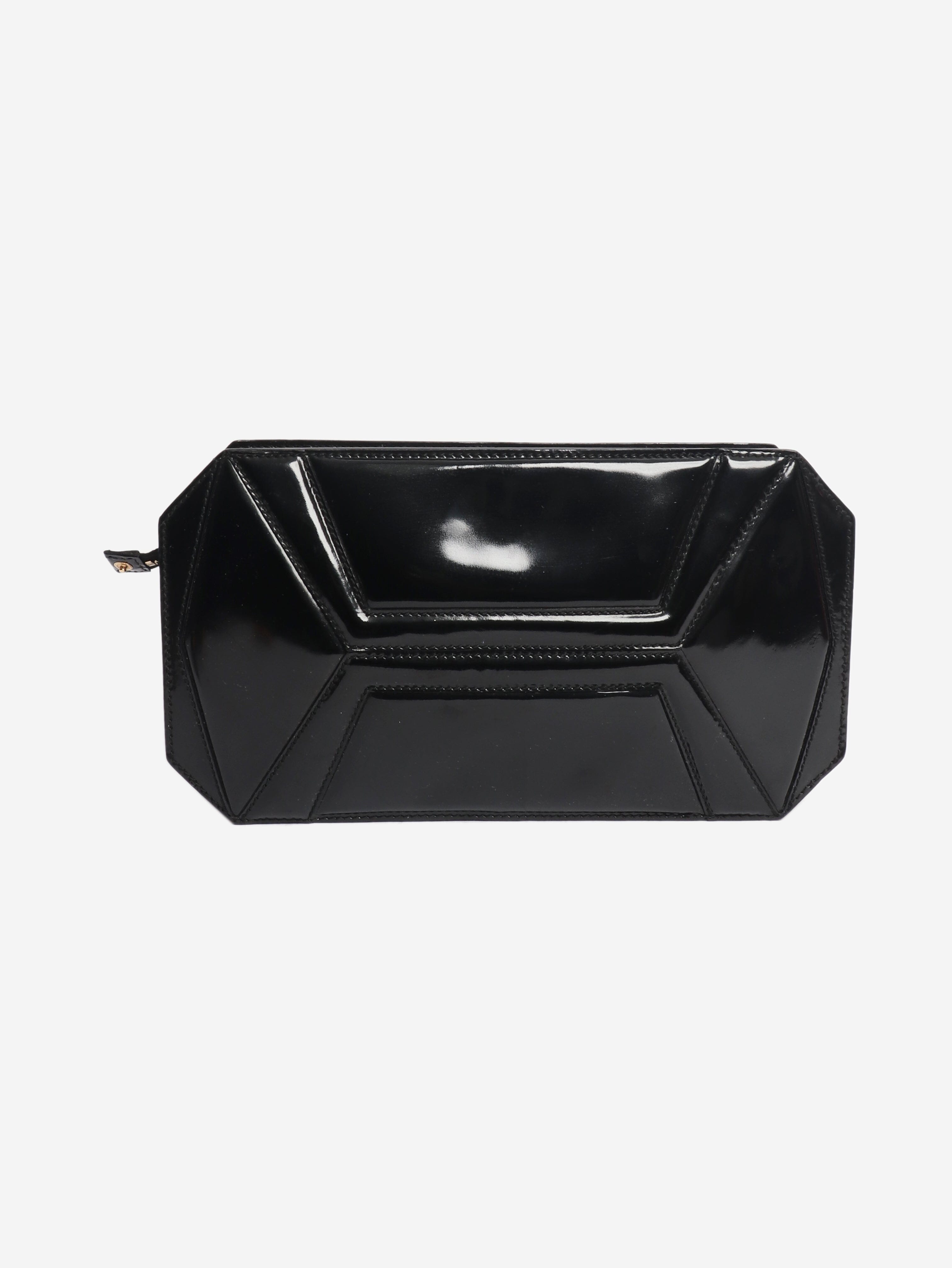 Black patent leather clutch Clutch bags Alexander McQueen 