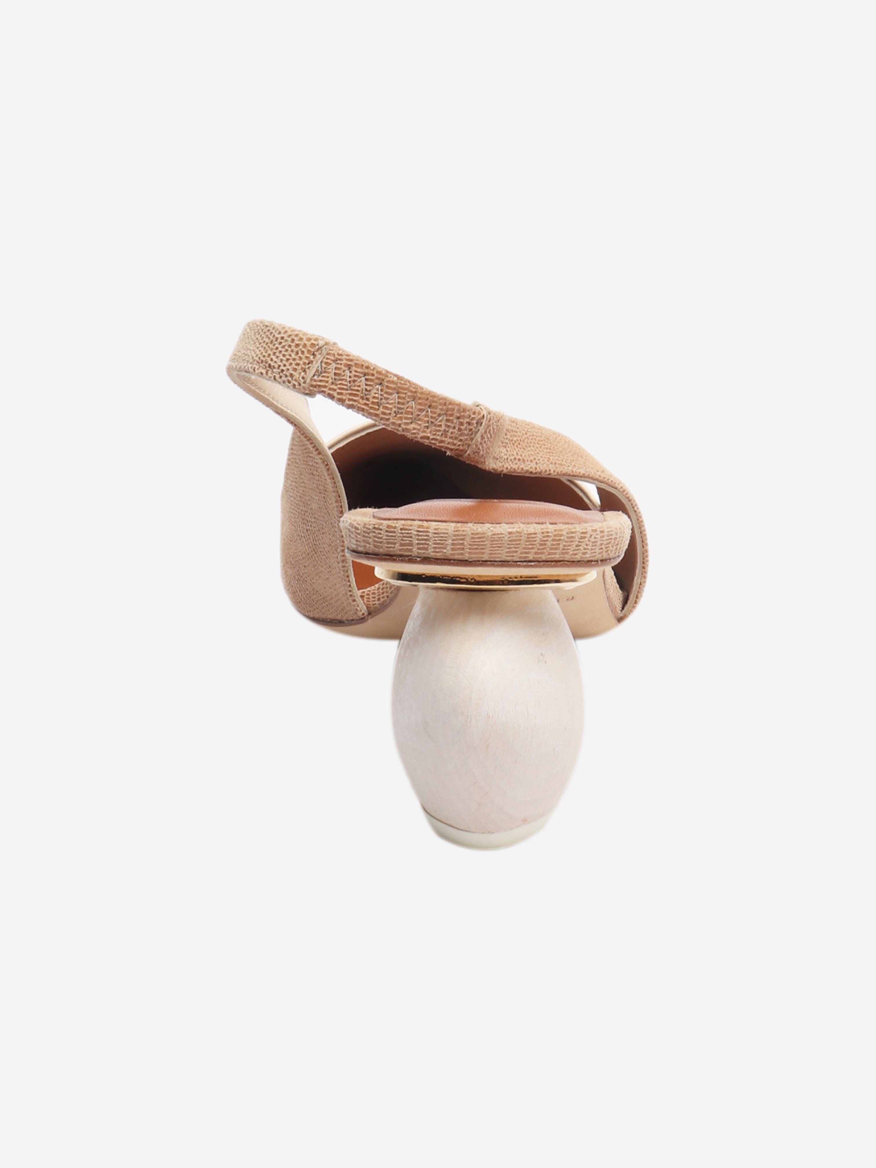 Neutral Connie slingback pumps - size EU 37 Heels Rejina Pyo 