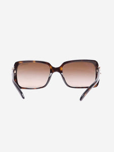 Tiffany & Co. Dark havana square frame sunglasses