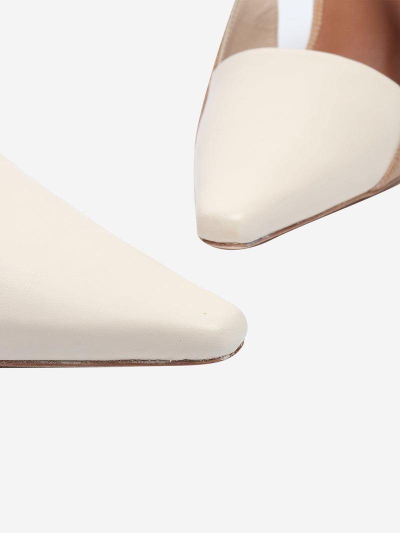 Neutral Connie slingback pumps - size EU 37