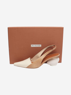 Neutral Connie slingback pumps - size EU 37