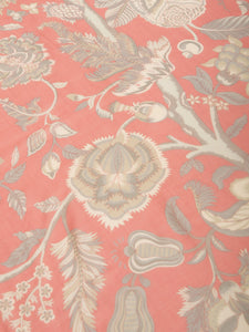 Liberty Purple and pink cashmere and silk-blend floral scarf