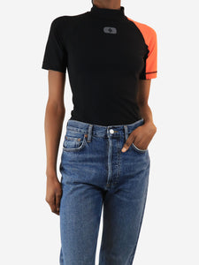 T Alexander Wang Black scuba bodysuit - size XS