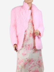 Selezza London Baby pink tulle coat - size S