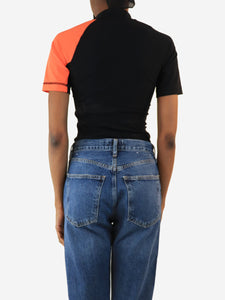 T Alexander Wang Black scuba bodysuit - size XS