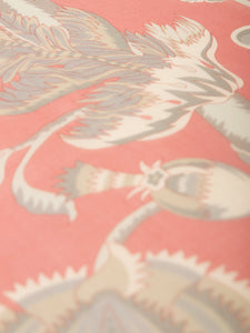 Liberty Purple and pink cashmere and silk-blend floral scarf
