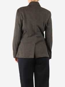 Polo Ralph Lauren Brown Herringbone jacket - size UK 12