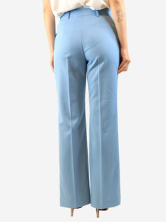 Blue wool-blend suit trousers - size UK 12 Trousers See By Chloe 