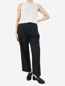 The Frankie Shop Black pinstripe trousers - size S