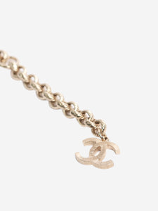 Chanel Gold rhinestone CC chocker