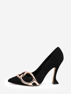 Black suede Susidad pumps - size EU 39 Heels Manolo Blahnik 