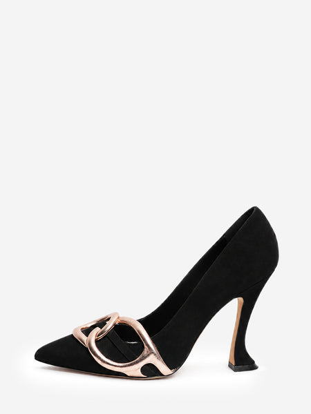 Black suede Susidad pumps - size EU 39 product image