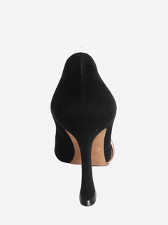 Black suede Susidad pumps - size EU 39 Heels Manolo Blahnik 