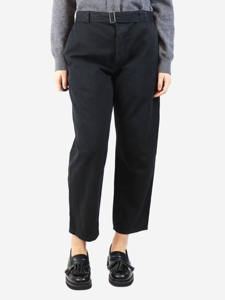 Black belted trousers - size W 32 product image